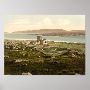 Poster Iona Abbey, Argyll et Bute, Écosse Imprimer