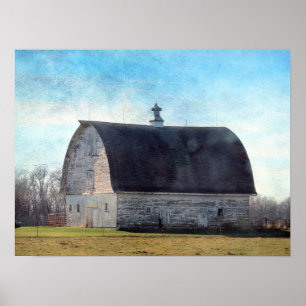 Poster Iowa Barn