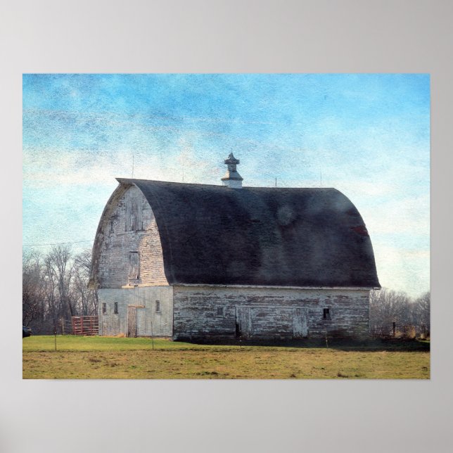 Poster Iowa Barn (Devant)