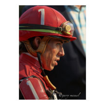Irad Ortiz, Jr. - jockey/cavalier en tête