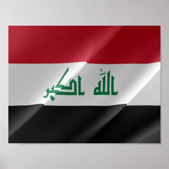 Poster Irak - drapeaux - (Devant)