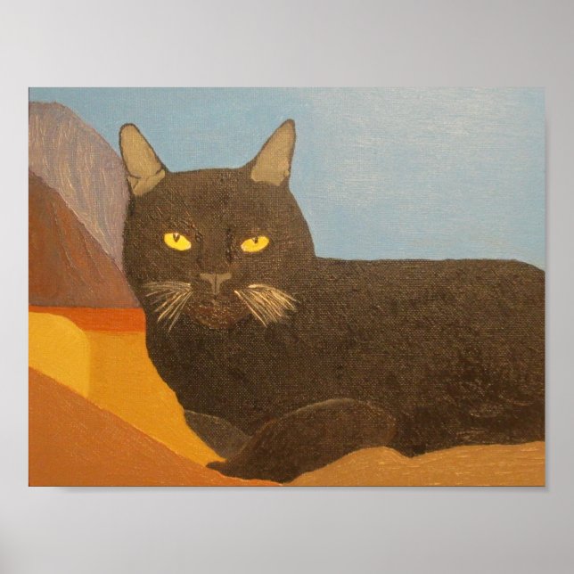 Poster Irina Le Chat Et Les Montagnes De San Bernardino (Devant)