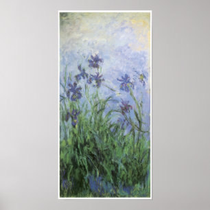 Poster Iris, Claude Monet
