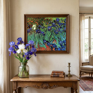 Poster Iris de Vincent van Gogh, Art du jardin vintage