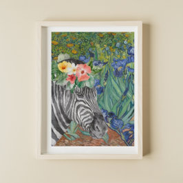 Poster Irises et Fancy Zebra de Van Gogh