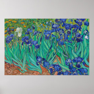 Poster Irises par Van Gogh Art Peinture