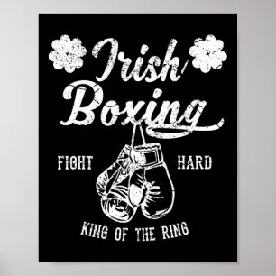 Poster Irish Boxing Vintage - Irish Boxing Fan Tee