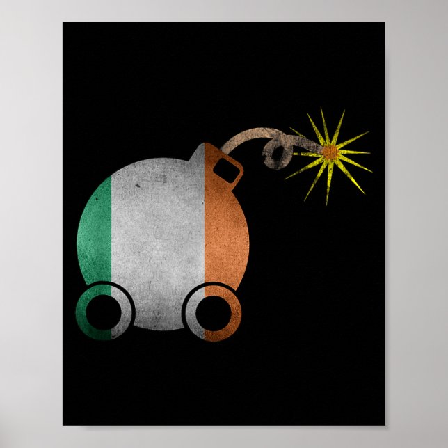 Poster Irish Car Bomb St Patrick's Day Tail Lover  (Devant)