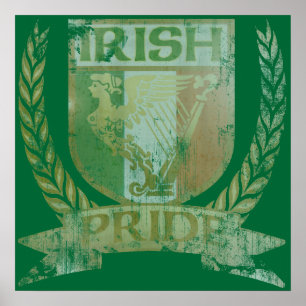 Poster Irish Pride Crest