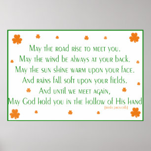 Poster Irish Proverbe 2 Print
