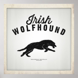 Poster Irish Wolfhound