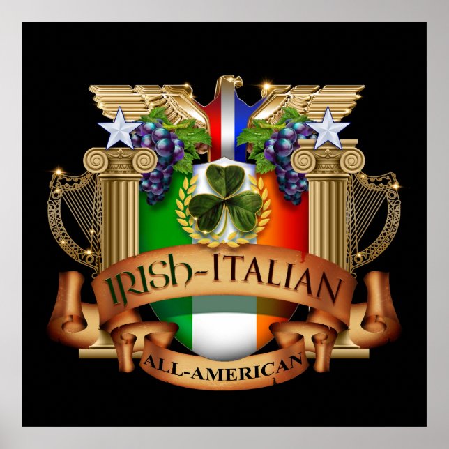 Poster Irlandais italien tout américain (Devant)