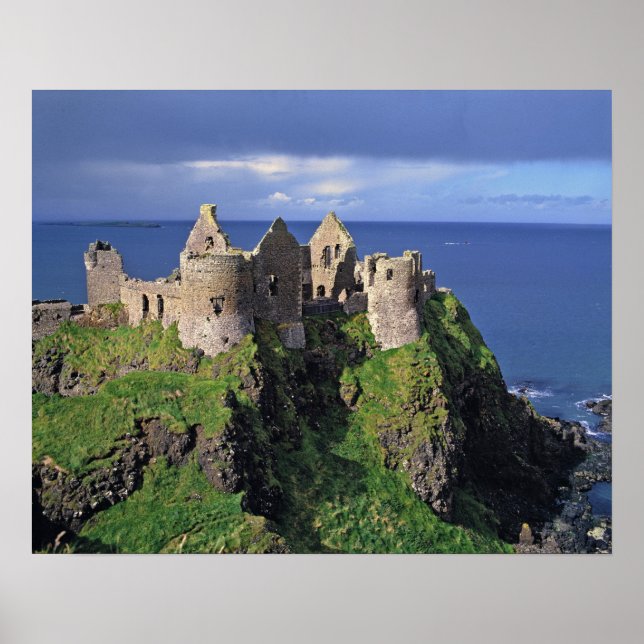 Poster Irlande du Nord, County Antrim, Dunluce (Devant)