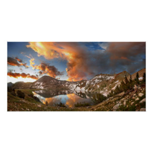 Poster Irlande Lac Sunrise - Yosemite