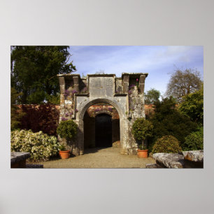 Poster Irlande, le jardin clos du château de Dromoland
