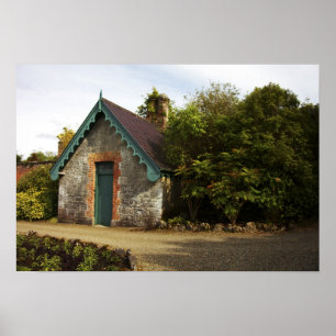 Poster Irlande, le jardin clos du château de Dromoland