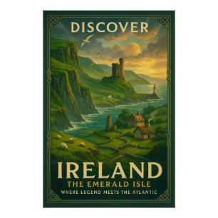 Poster IRLANDE — L'Émeraude