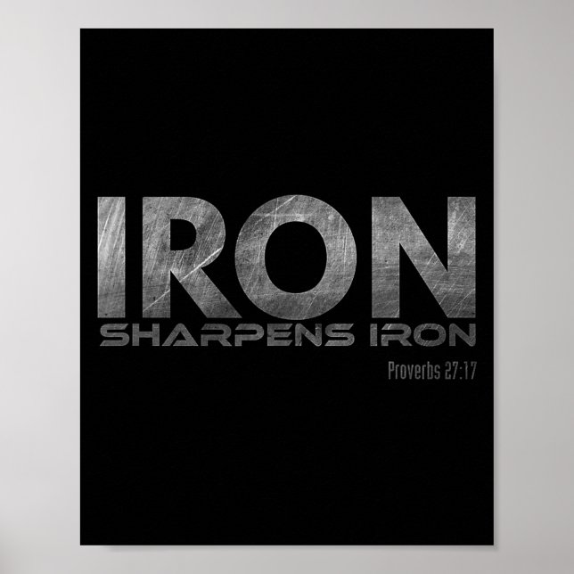Poster Iron Sharpens Iron  (Devant)