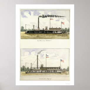 Poster Ironclad St. Clair 1864