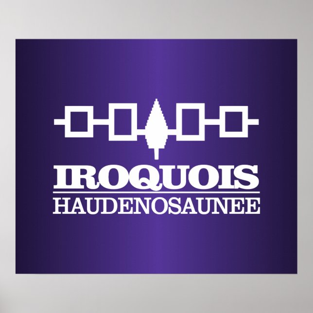 Poster Iroquois (Haudenosaunee) (Devant)