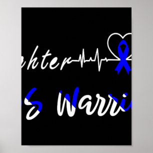 Poster Irritable Syndrome Bowel Ibs Guerrier Heartbeat Fi