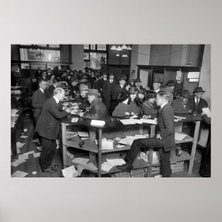 Poster IRS Bureaux, 15 avril 1920