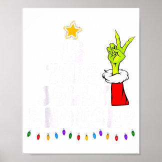 Poster Is This Jolly Enough Green Merry Christmas Tree Li