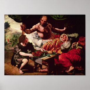 Poster Isaac bénissant Jacob