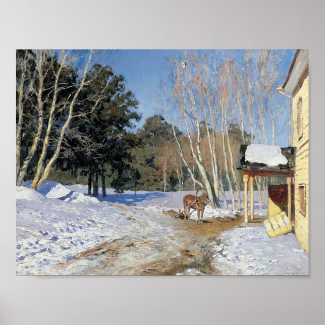 Poster Isaac Levitan - Mars (Devant)