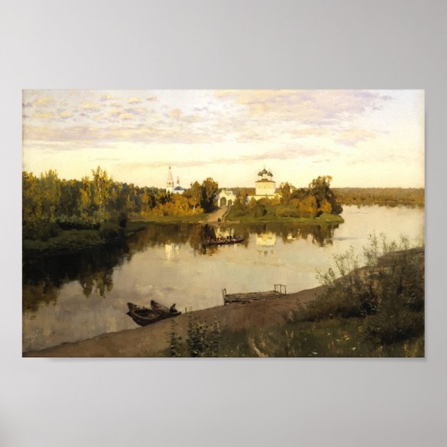 Poster Isaac Levitan-Vesper carillons (Devant)