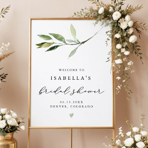 Poster ISABELLA Élégante Bienvenue à la Fête de Mariée av