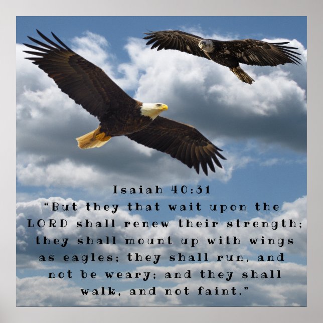 POSTER ISAIAH 40:31 (Devant)
