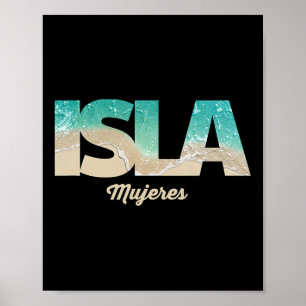 Poster Isla Mujeres Mexique