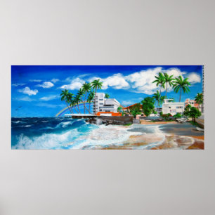 Poster Isla Verde, 1 million de dollars de vue sur la pla