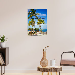 Poster Islamorada, Floride Palmiers
