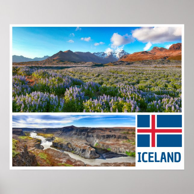 Poster Islande (Devant)