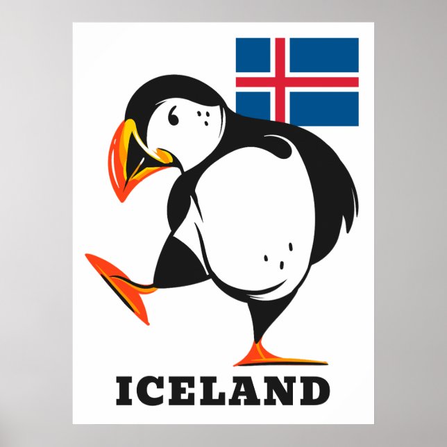 Poster Islande (Devant)