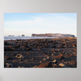 Poster Islande Black Sand Beach