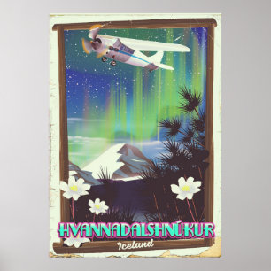 Poster Islande Hvannadalshnúkur