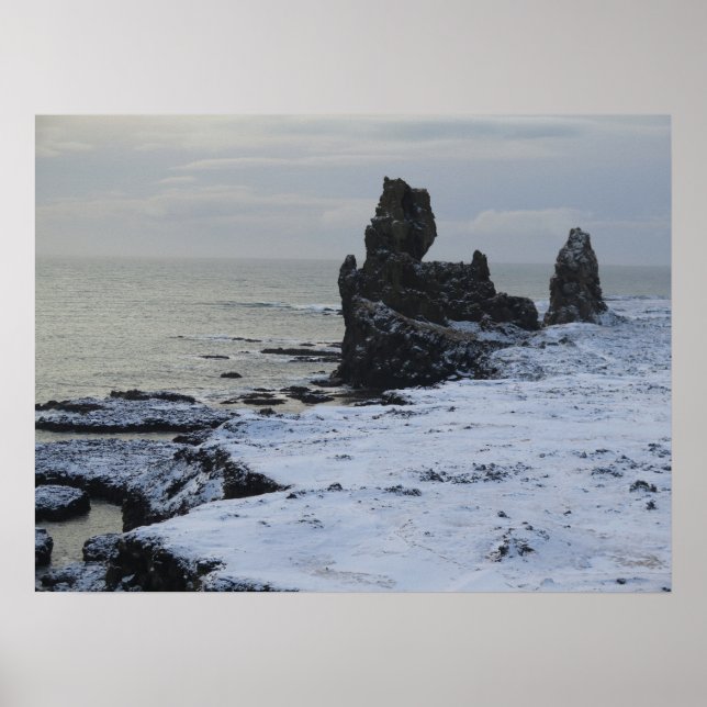 Poster Islande Londrangar (Devant)