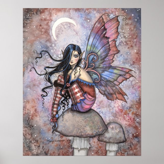 Poster Isobel l'Introvert Fairy Imaginaire Art Imprimer (Devant)