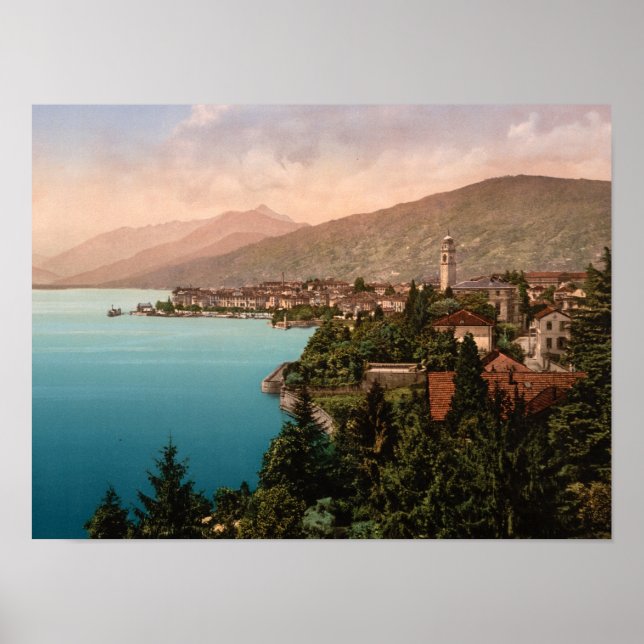 Poster Isola Pallanza Lac Majeur Italie (Devant)