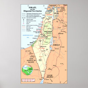 Poster Israël - Comprendre Les Différends Liminaires