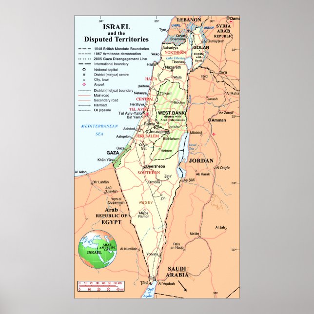 Poster Israël - Comprendre Les Différends Liminaires (Devant)