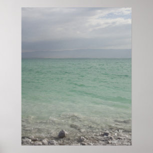 Poster Israël, mer Morte, paysage marin