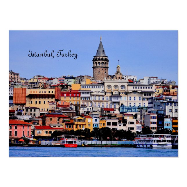 Poster Istanbul, Turkey (Devant)