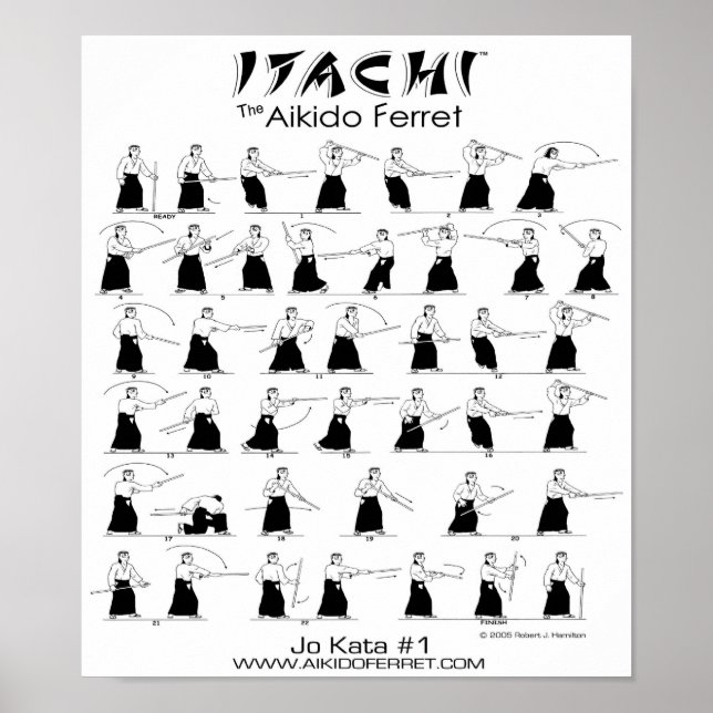 Poster Itachi Jo Kata #1 (Devant)