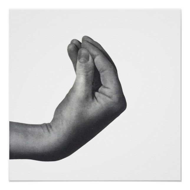 Poster Italian Hand (Devant)