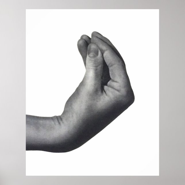 Poster  Italian Hand (Devant)