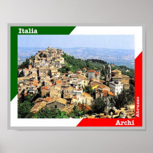 Poster Italie - Abruzzes - Archi -